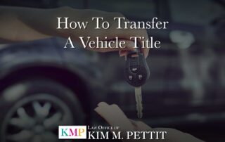 How to Transfer a Vehicle Title