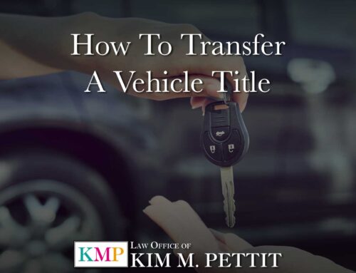 How to Transfer a Vehicle Title